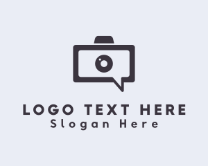 Instagram - Camera Chat App logo design