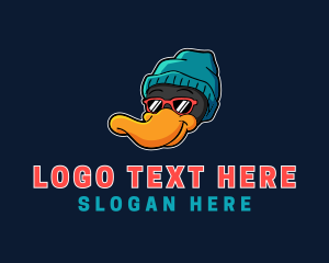 Gang - Streetwear Sunglasses Duck Cartoon logo design