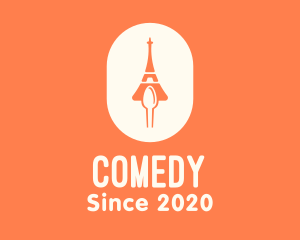 Gourmet - Eiffel Tower Food Cuisine logo design