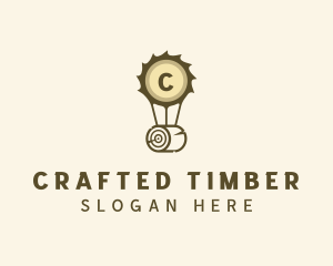 Woodwork - Lumber Log Woodwork logo design