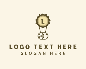 Log - Lumber Log Woodwork logo design