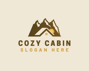 Cabin - Mountain Home Cabin logo design