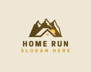 Mountain Home Cabin logo design