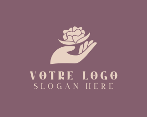 Mindfulness - Hand Flower Spa logo design