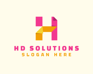 Creative Agency Letter H logo design