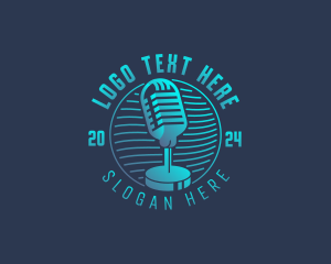 Radio - Broadcast Radio Podcast logo design