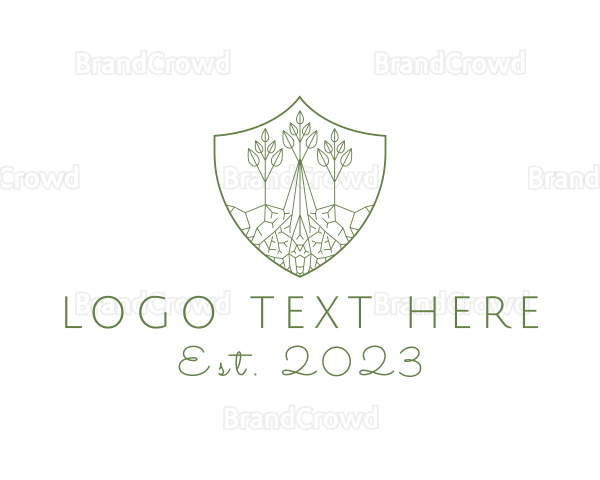 Forest Conservation Shield Logo
