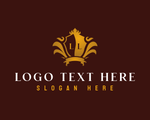 High End - Elegant Decorative Crest logo design