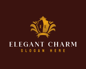 Elegant Decorative Crest  logo design