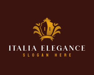 Elegant Decorative Crest  logo design