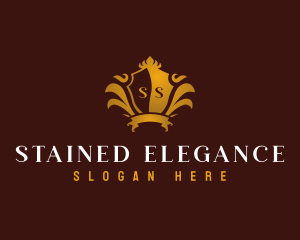 Elegant Decorative Crest  logo design