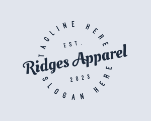 Simple Vintage Apparel logo design