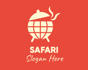 Map - Global Cuisine Cooking logo design