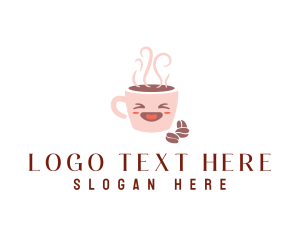 Bean - Cute Coffee Cup logo design