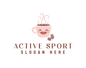 Cute Coffee Cup Logo