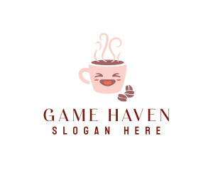 Latte - Cute Coffee Cup logo design