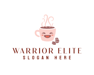 Caffeine - Cute Coffee Cup logo design
