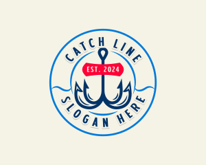 Hook - Fishing Hook Seafood logo design