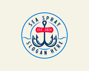 Fishing Hook Seafood logo design