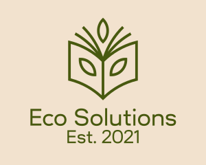 Environment - Organic Environment Book logo design