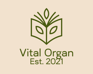 Organic Environment Book logo design