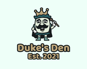 Duke - Royal Egg King logo design
