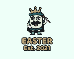 Monarch - Royal Egg King logo design