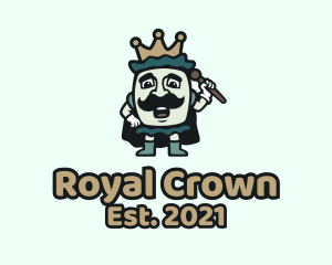 Prince - Royal Egg King logo design