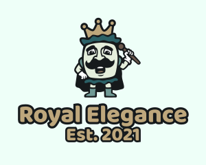 Royal Egg King logo design