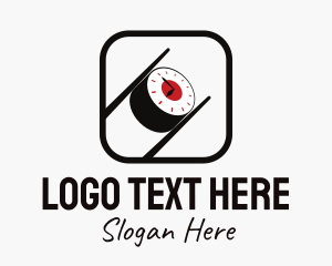 Food And Drinks - Japanese Sushi Time logo design