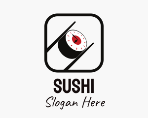 Japanese Sushi Time logo design