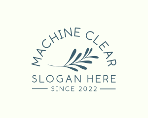 Clean - Minimalist Branch Wordmark logo design