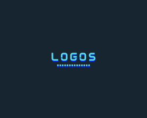 Blue Software Wordmark  Logo