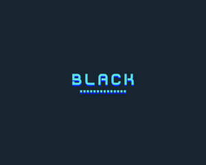 Robot - Blue Software Wordmark logo design