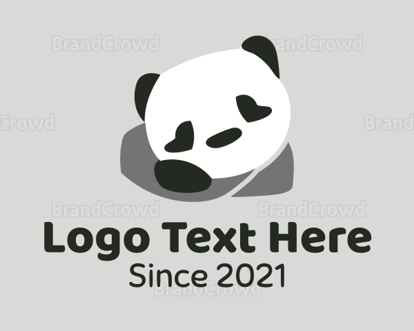 Wildlife Panda Bear Logo