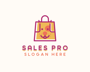 Dog Pet E-Commerce logo design