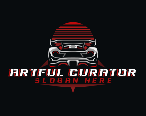 Sports Car Racing logo design