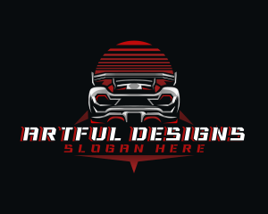 Sports Car Racing logo design