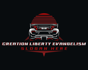 Sports Car Racing logo design