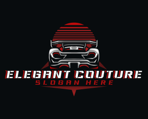 Sports Car Racing logo design