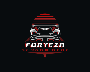 Sports Car Racing logo design