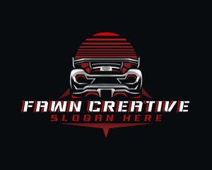 Sports Car Racing logo design