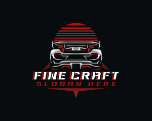 Sports Car Racing logo design