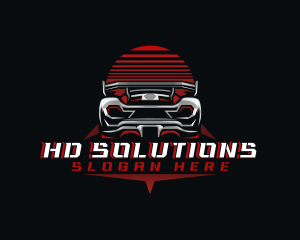 Sports Car Racing logo design