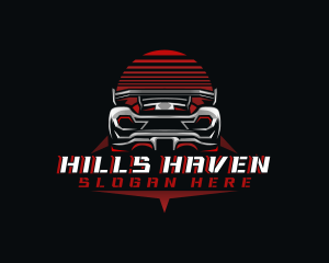 Sports Car Racing logo design