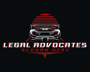 Sports Car Racing logo design