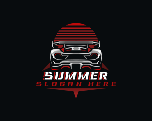 Sports Car Racing logo design