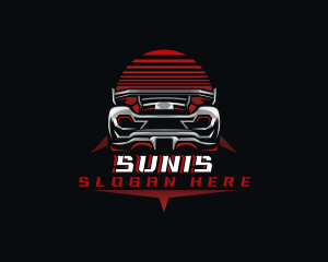 Sports Car Racing logo design