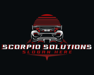 Sports Car Racing logo design