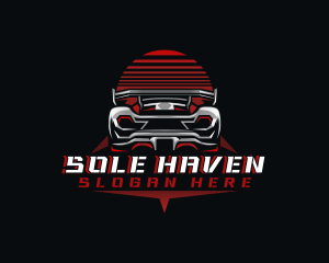 Sports Car Racing logo design